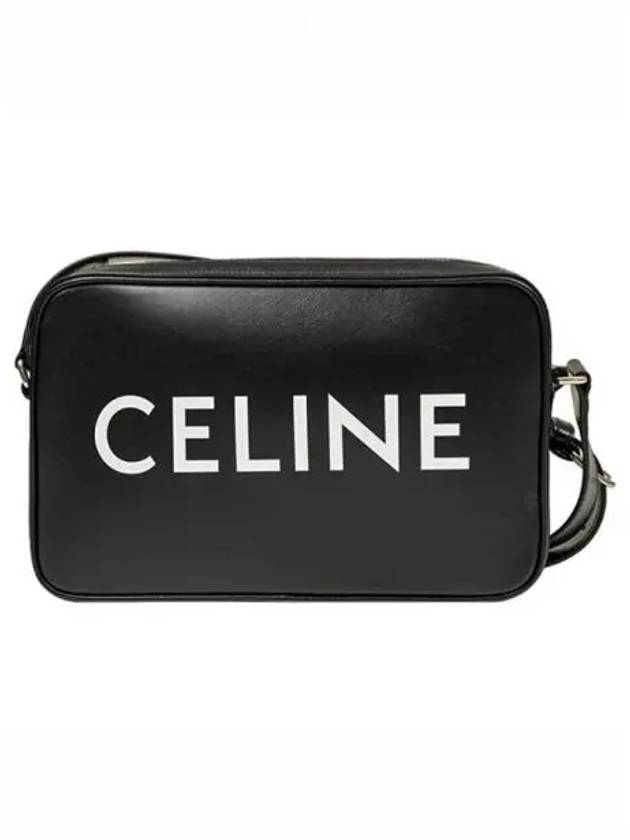CELINE Logo Messenger Bag Black