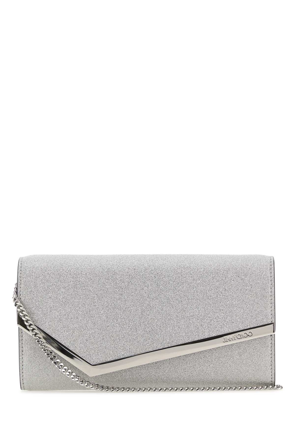 Jimmy Choo Women Embellished Leather Emmie Clutch