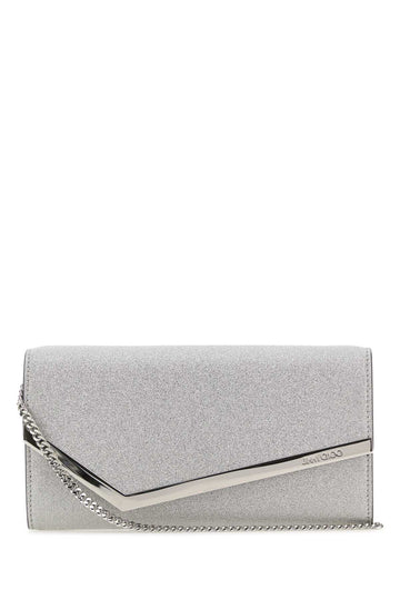 Jimmy Choo Women Embellished Leather Emmie Clutch