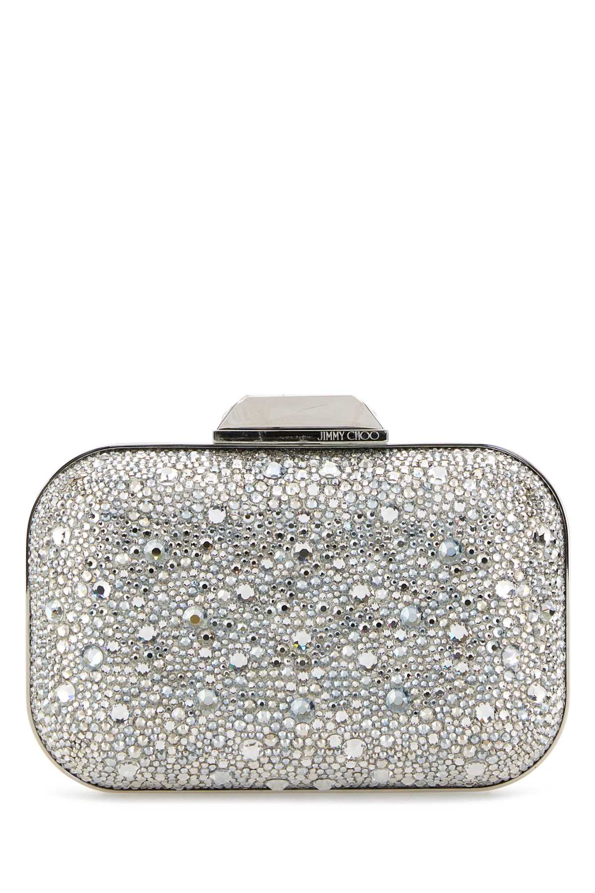 Jimmy Choo Women Embellished Fabric Cloud Clutch