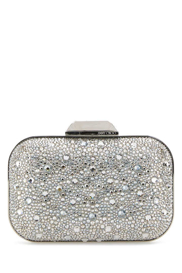 Jimmy Choo Women Embellished Fabric Cloud Clutch