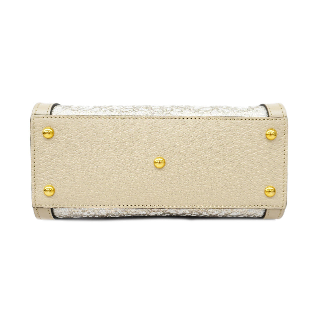 GUCCI  2way Bag Diana 702732 Leather,Canvas Handbag,Shoulder Bag Grayish