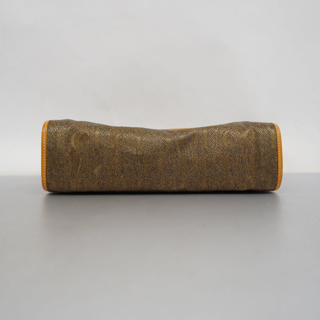 GUCCI  Old  001 14 0712 Women's Leather,PVC Shoulder Bag Beige