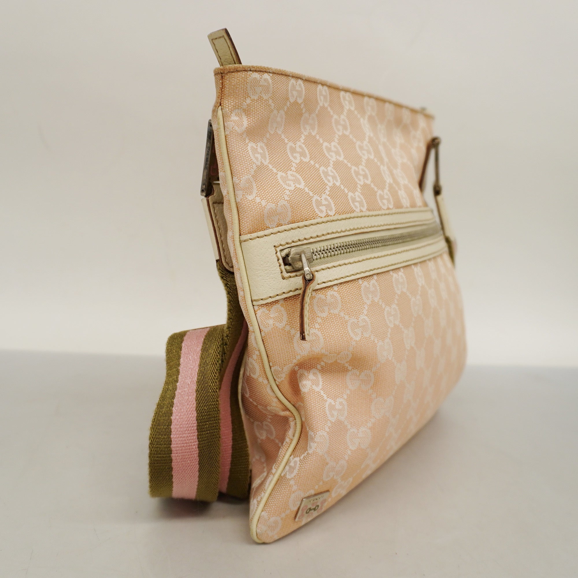 GUCCI  Shoulder Bag 181067 Women's GG Canvas Shoulder Bag Light Pink