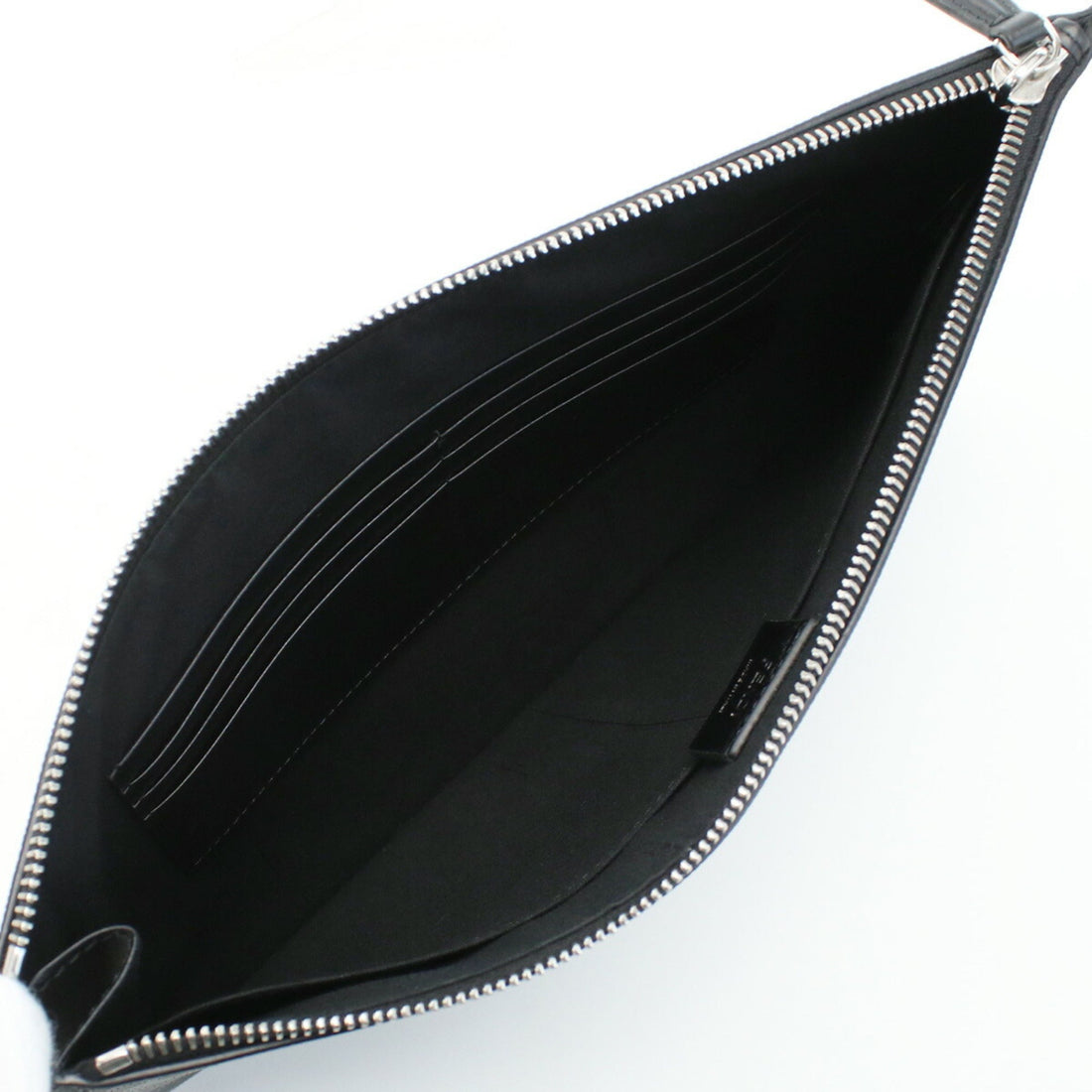FENDI Shadow Flat Clutch 7N0132 AJF4 F19KP Bag Leather Men's