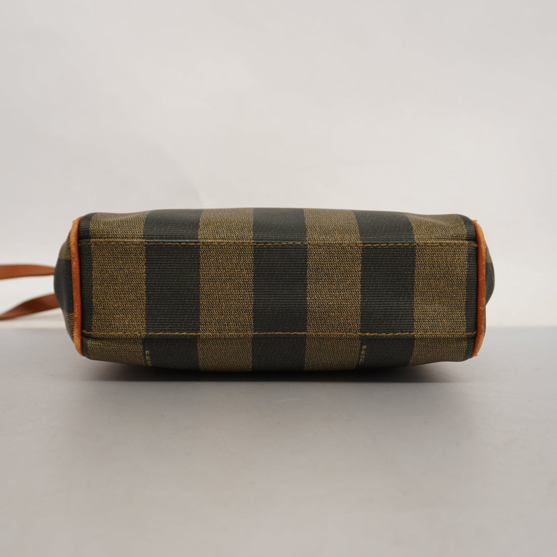 FENDIAuth  Pequin 2 Way Bag Women's PVC,Leather Handbag,Shoulder Bag Brown