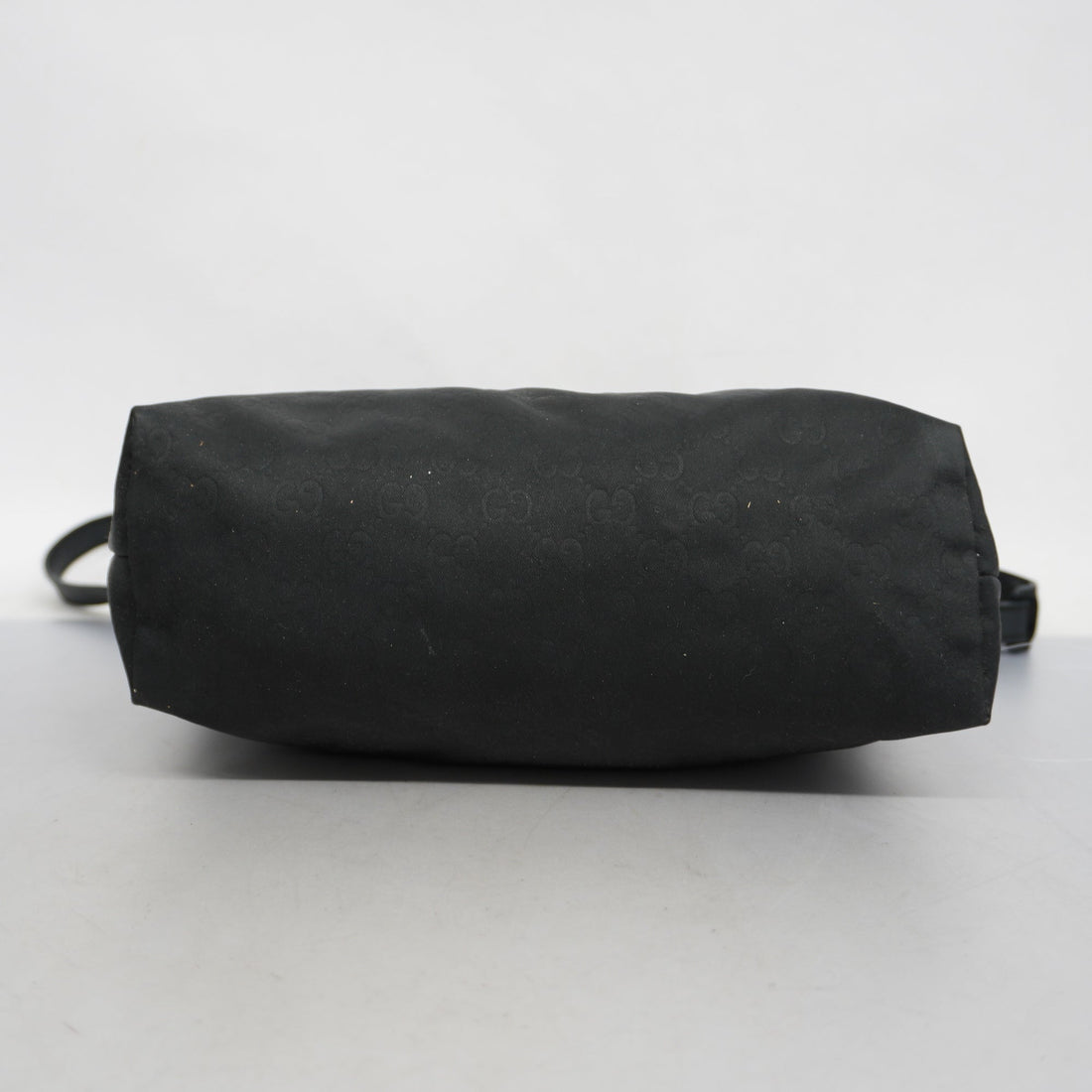 GUCCI  GG Nylon 314529 Nylon,Leather Shoulder Bag Black