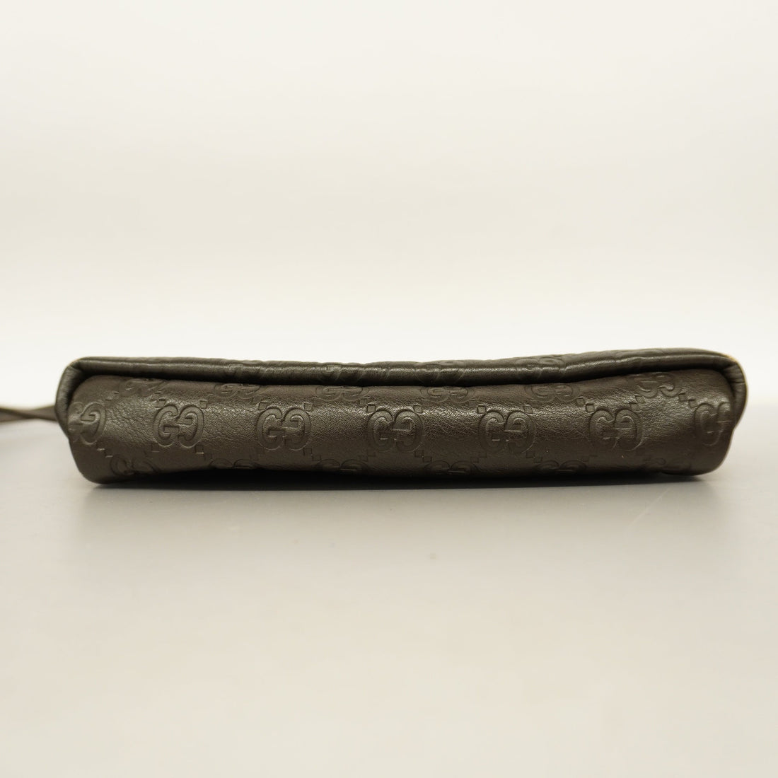 GUCCI  Sima 223666 Women's Leather Shoulder Bag Dark Brown