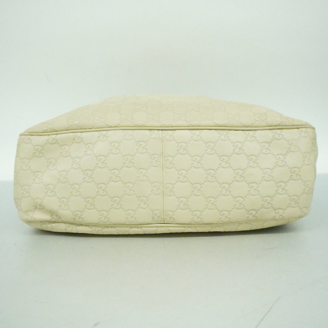 GUCCI  Sukey  Sima 211944 Women's Leather Tote Bag Ivory