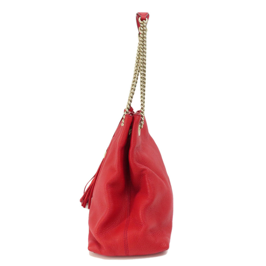 GUCCI 308982 Chain Shoulder Soho Tote Bag Leather Women's