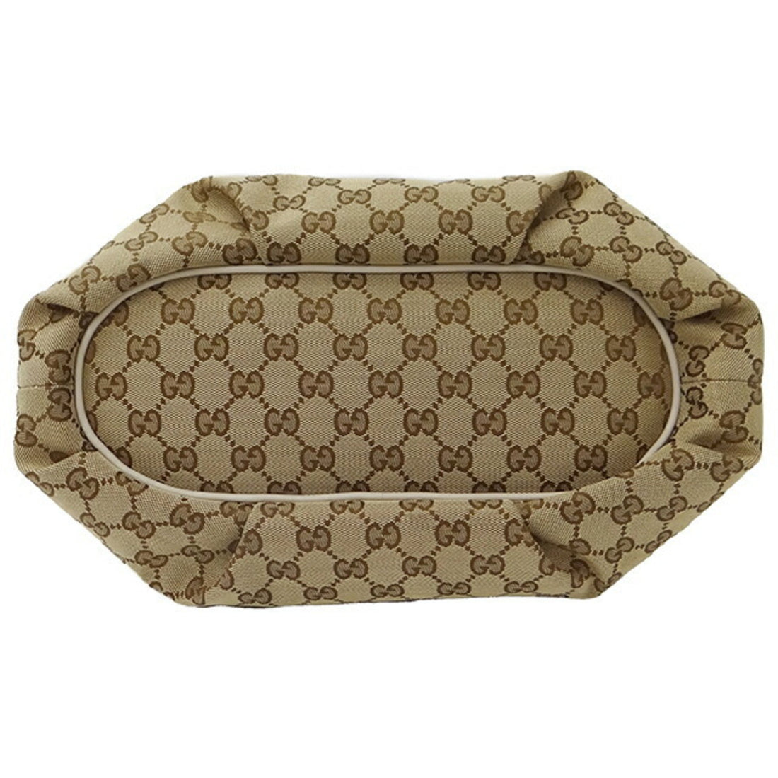GUCCI bag ladies shoulder GG canvas ivory brown 388930