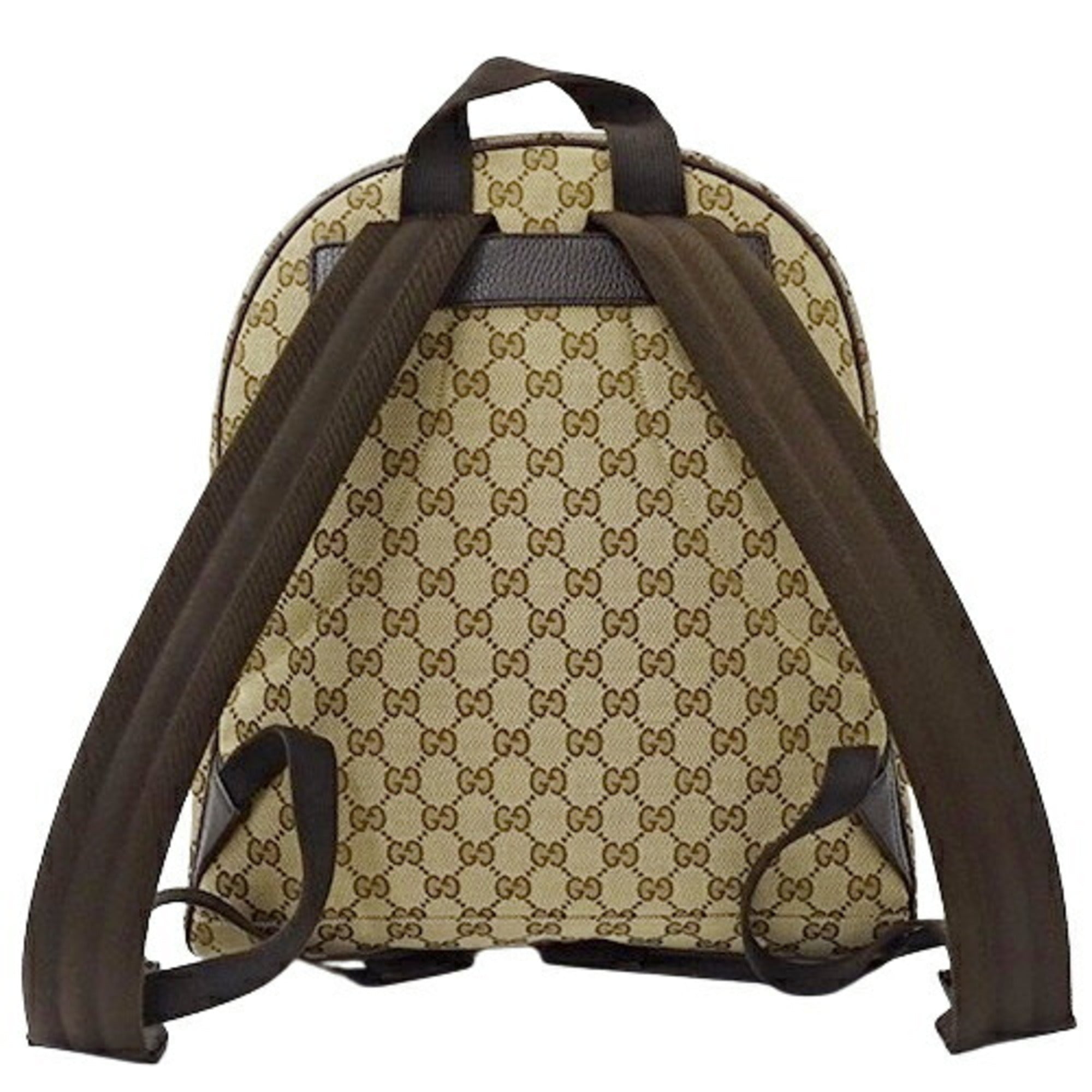 GUCCI bag ladies men's backpack GG canvas brown beige 449906