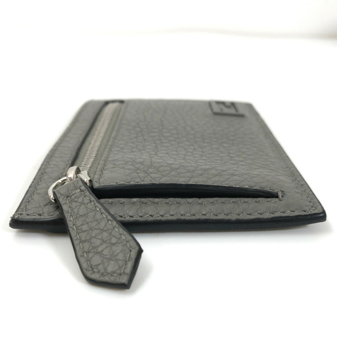 FENDI card case FF baguette coin pass 7M0310 leather men's