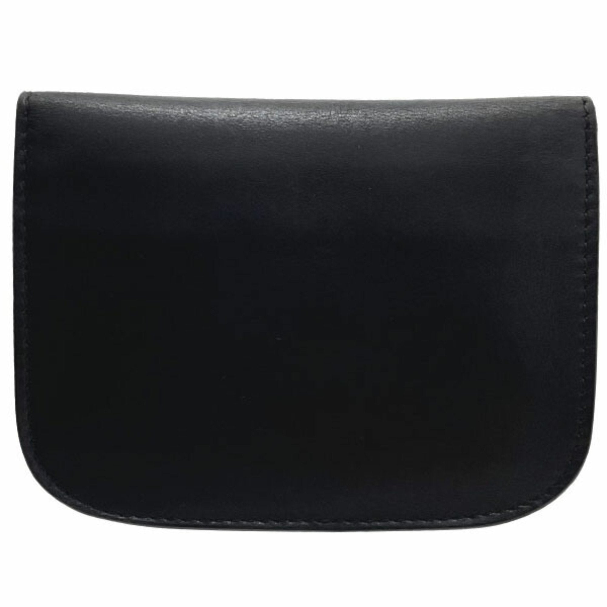 GUCCI 95971 1502 Women's Leather Coin Purse/coin Case Black