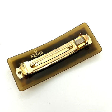 FENDI Valletta Hairpin Plastic Brown Hair Accessories