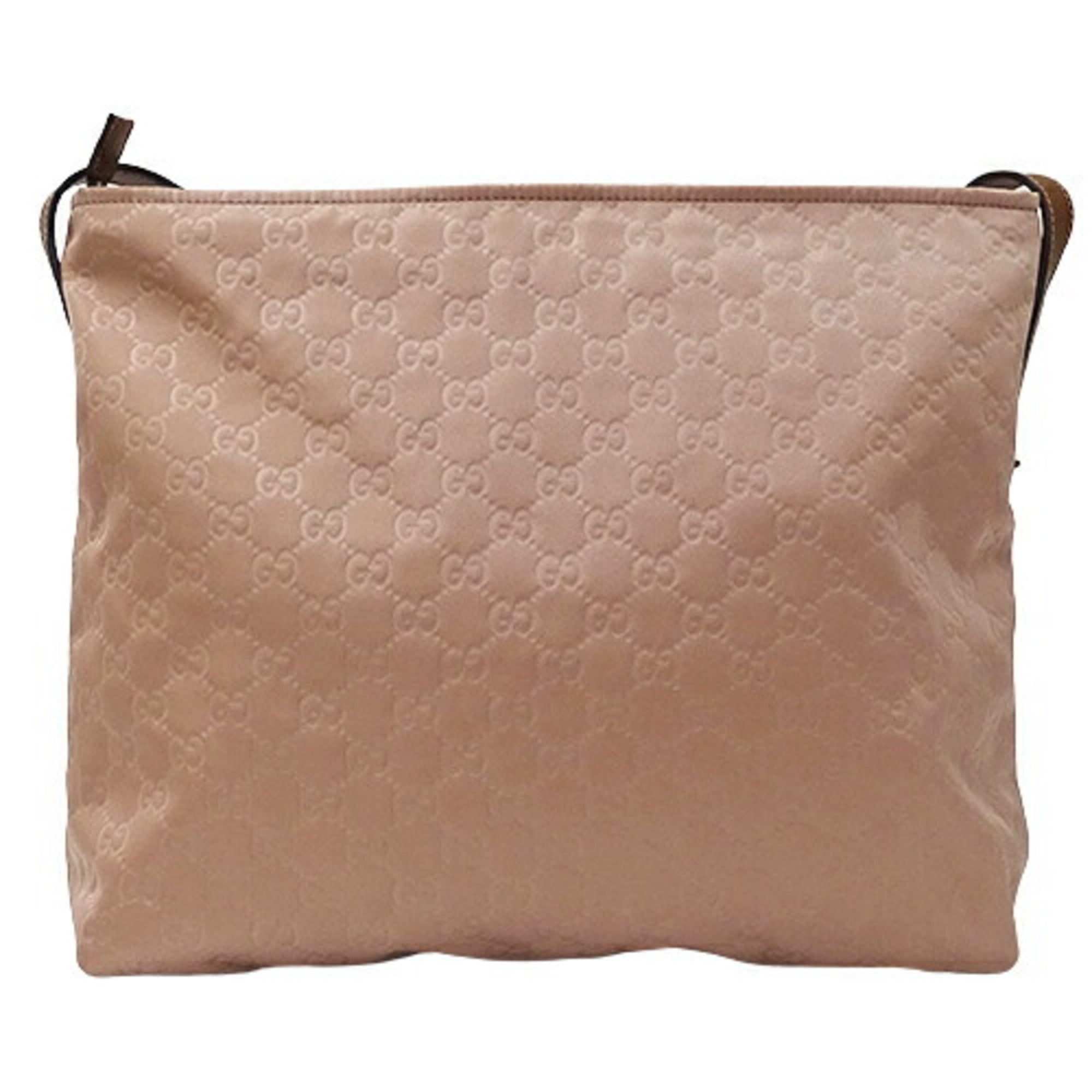 GUCCI bag ladies shoulder GG nylon pink 308840