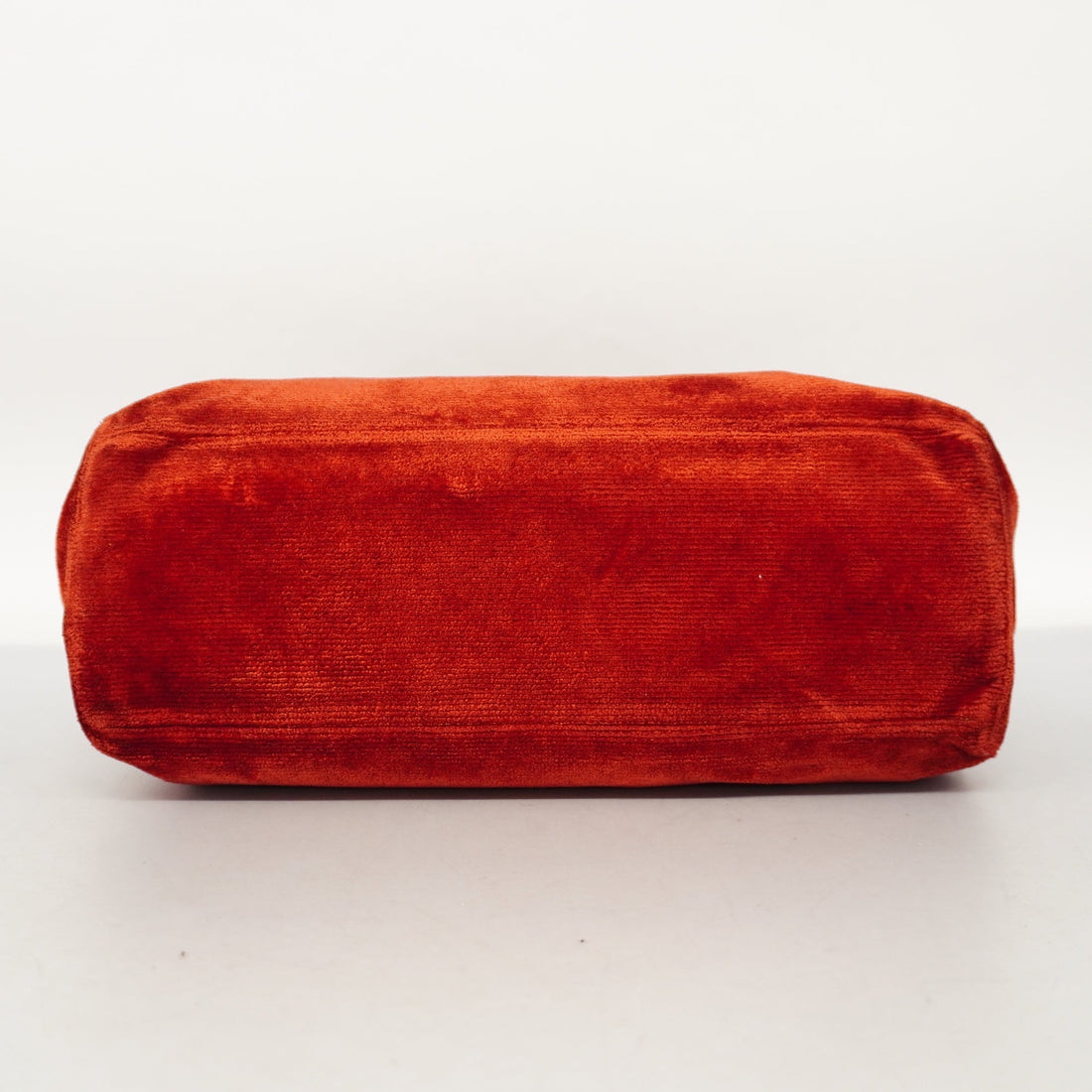 FENDI  Logo Velor Women's Tote Bag Red Color