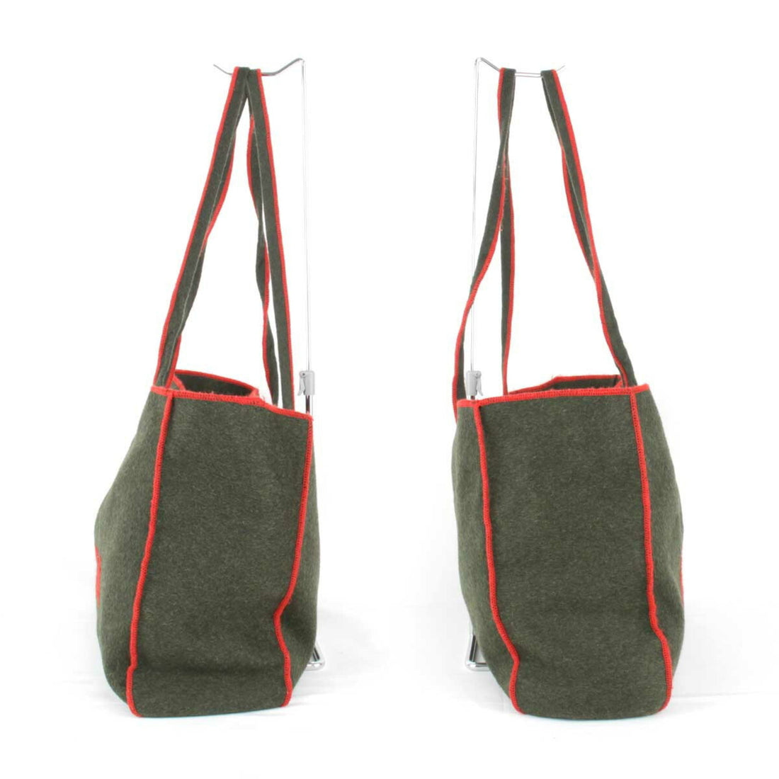 FENDI Tote Bag Felt Khaki Ladies