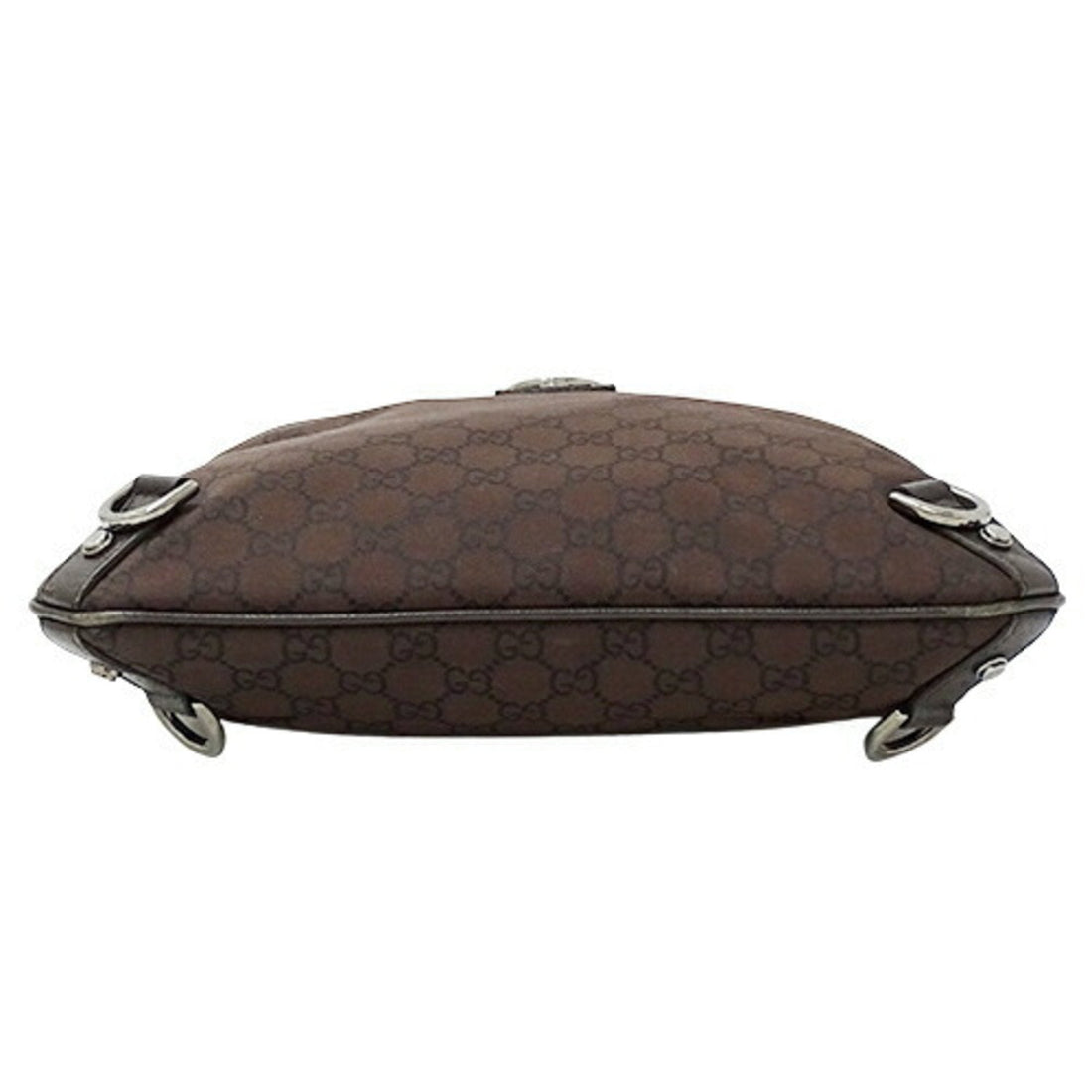 GUCCI Bag Women's Shoulder Abbey GG Nylon Brown 268642 Crossbody