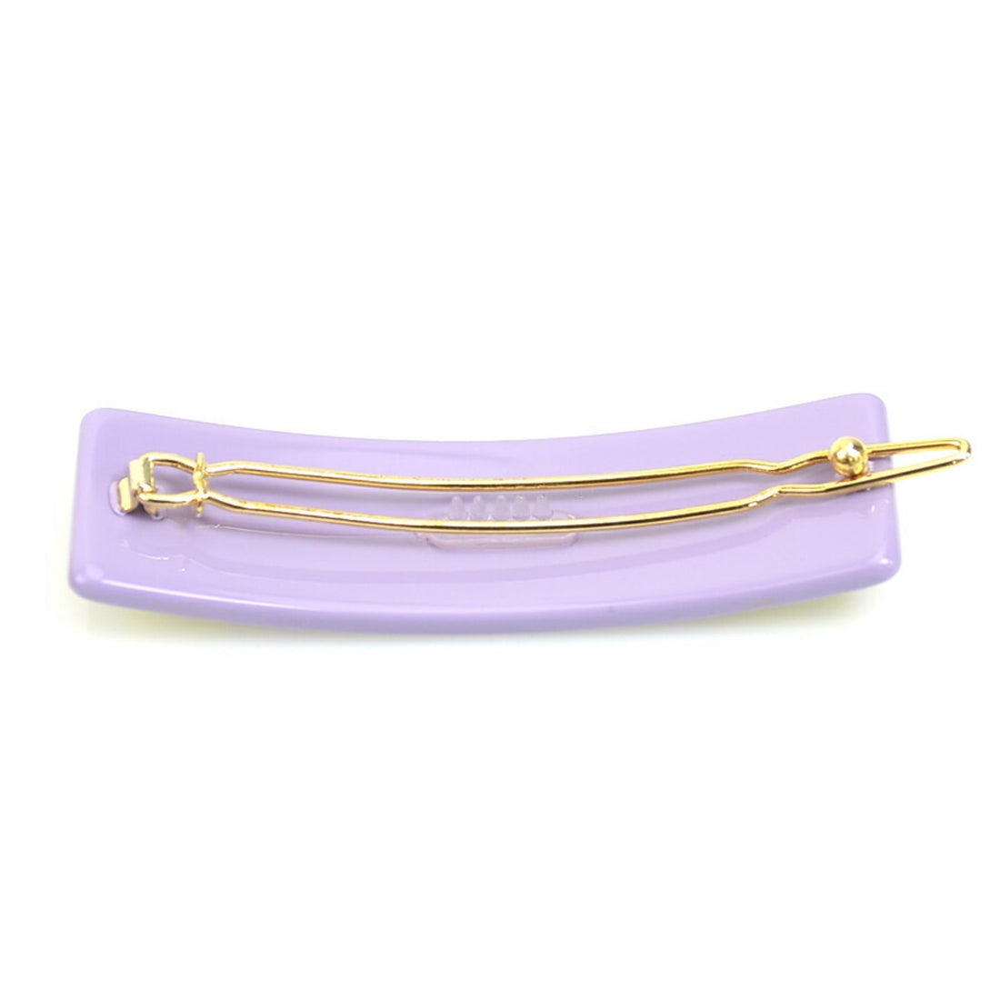 FENDI barrette hairpin plastic purple x yellow kids