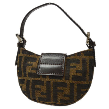 FENDI Zucca Mini Hand Bag Brown 60412