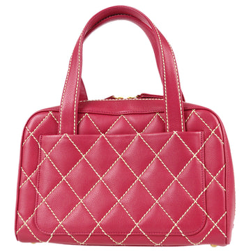 Chanel Wild Stitch Handbag Pink