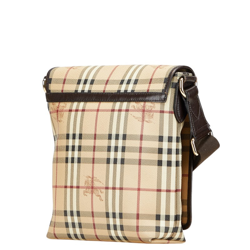 Burberry Haymarket Check Shadow Horse PVC Shoulder Bag