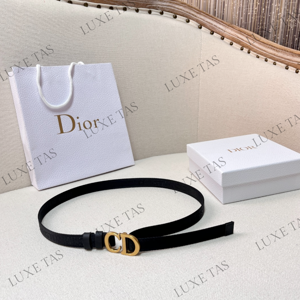 20mm Black Jacquard Saddle Belt Designer Belts for Women