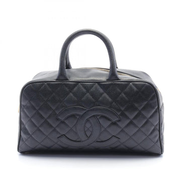 Chanel Caviar Skin Matelasse Handbag Black