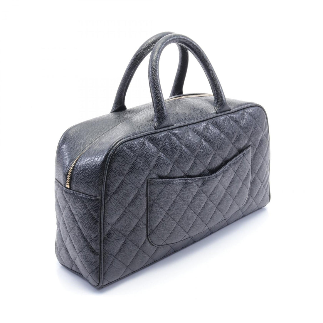 Chanel Caviar Skin Matelasse Handbag Black