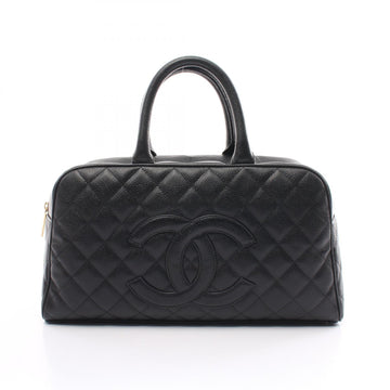 Chanel Caviar Skin Matelasse Handbag Black