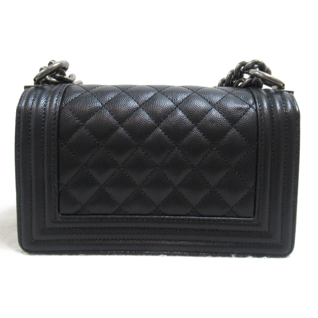 Chanel Boy Chain Shoulder Bag Black