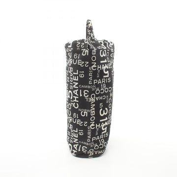 Chanel Canvas Shoulder Bag Black/White