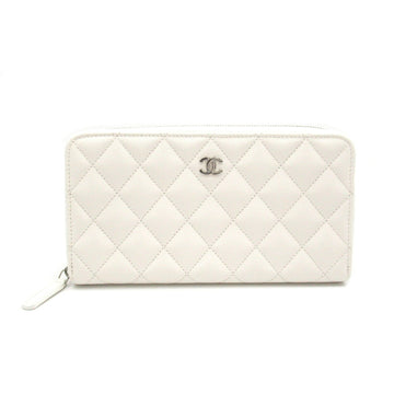 Chanel Caviar Skin Matelasse Long Wallet