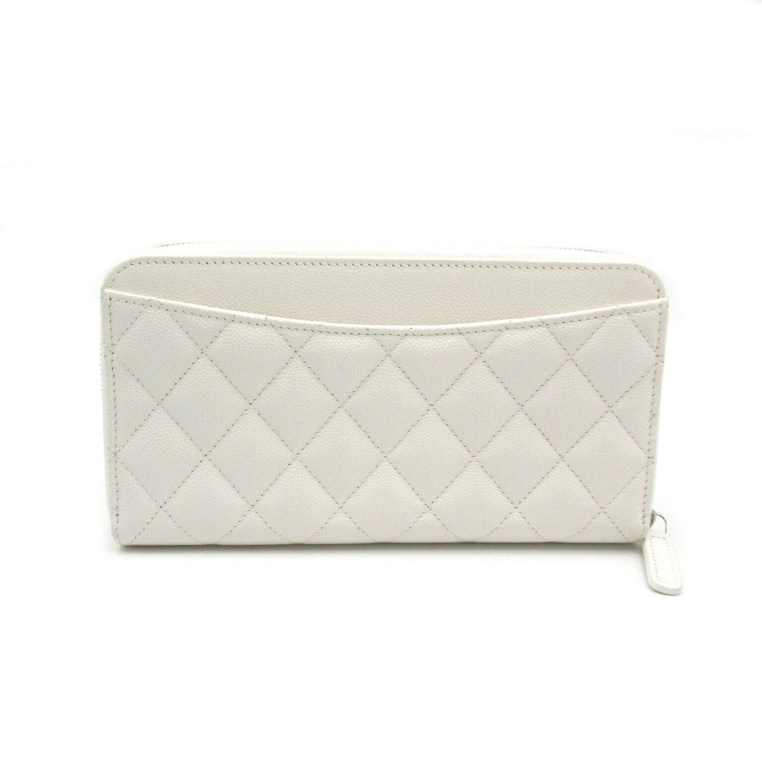 Chanel Caviar Skin Matelasse Long Wallet