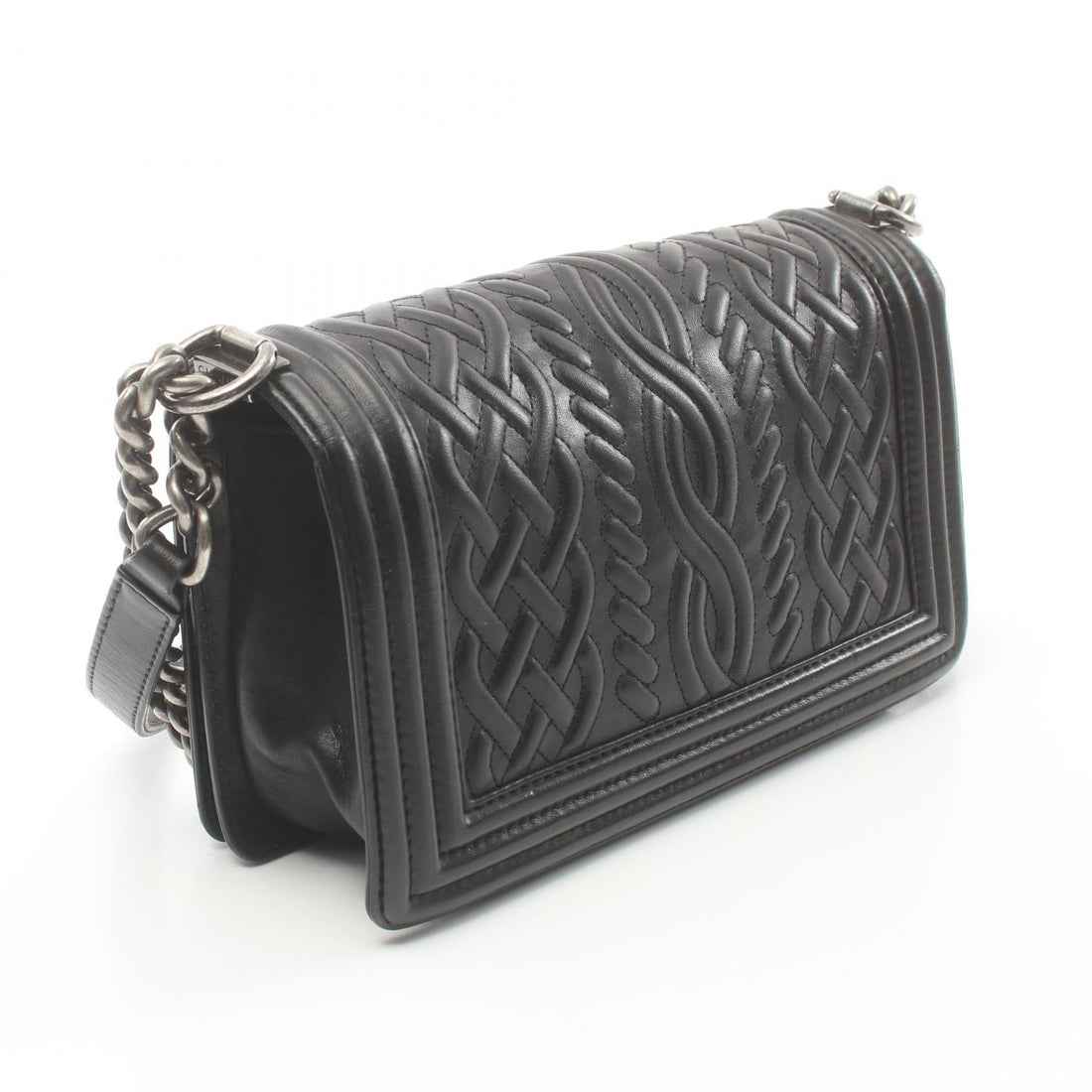 Chanel Boy Chain Shoulder Bag Leather Shoulder Bag 18504877 in Great Condition