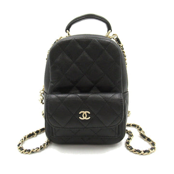 Chanel Caviar Skin Matelasse Backpack Black