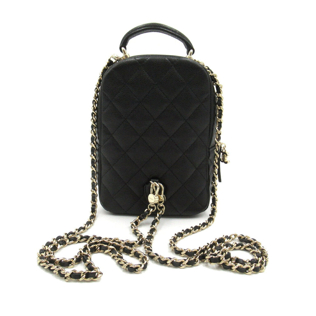 Chanel Caviar Skin Matelasse Backpack Black