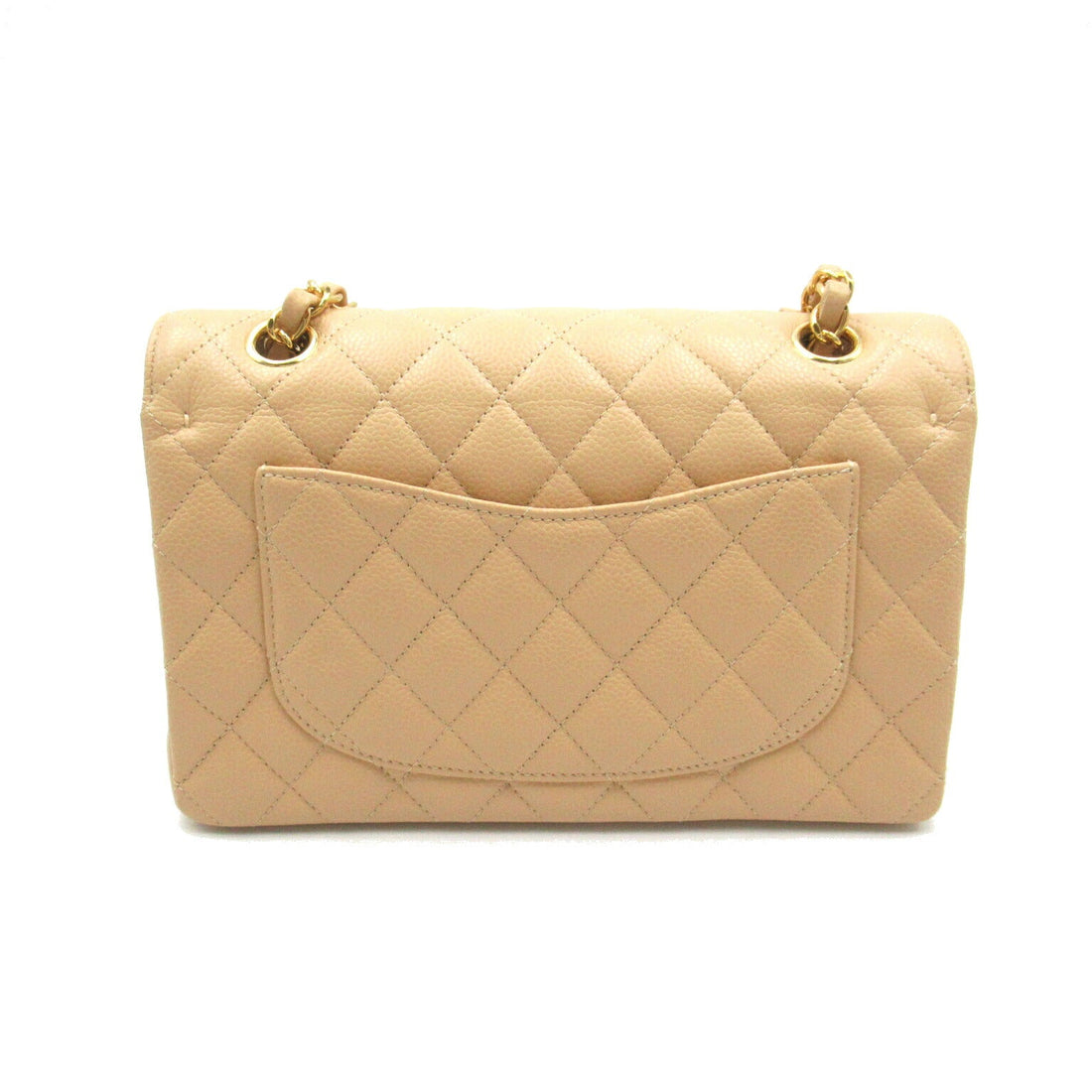 Chanel Caviar Skin Double Flap Shoulder Bag