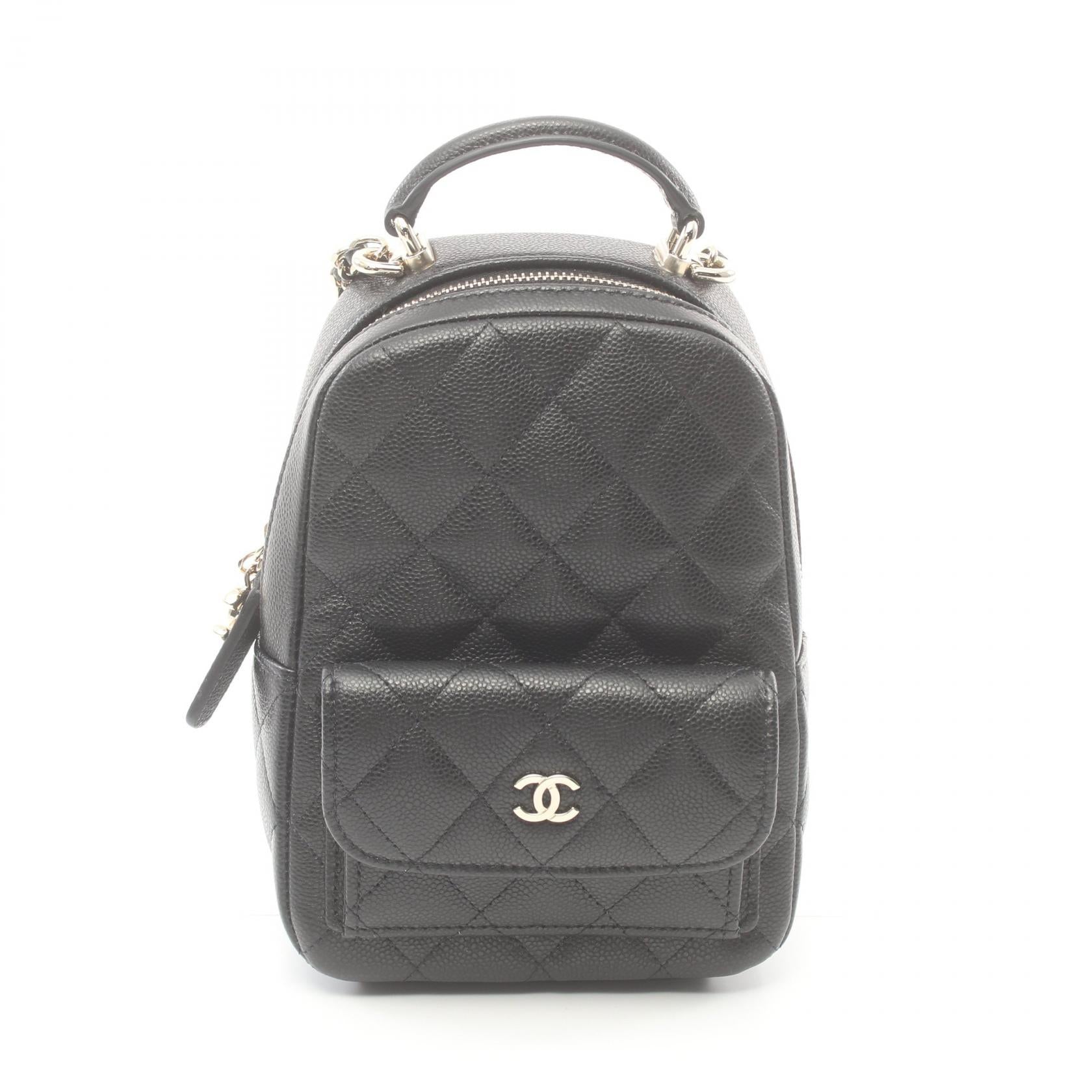Chanel Caviar Skin Matelasse Backpack