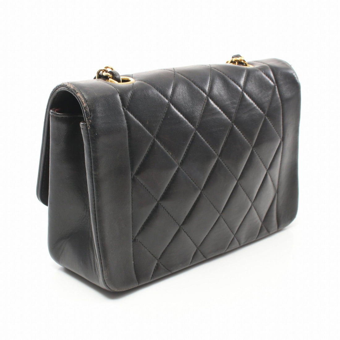 Chanel Lambskin Diana Chain Shoulder Bag