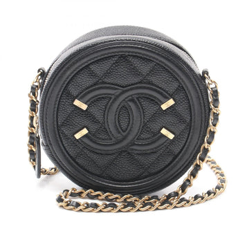 Chanel Caviar Skin CC Filigree Shoulder Bag