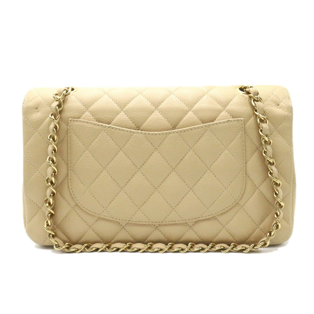 Chanel Caviar Skin Double Flap Shoulder Bag