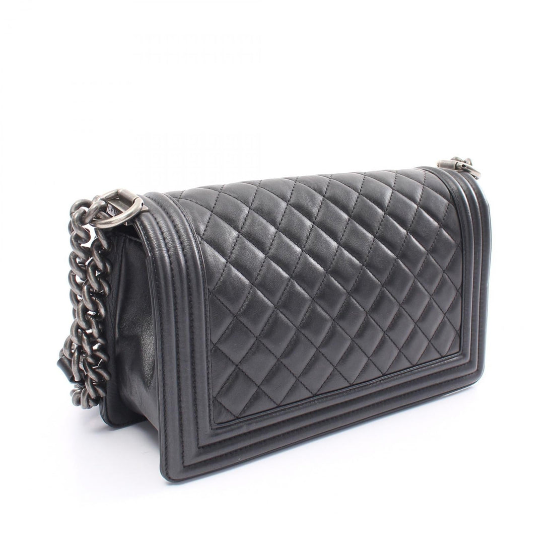 Chanel Boy Shoulder Bag Lambskin Black