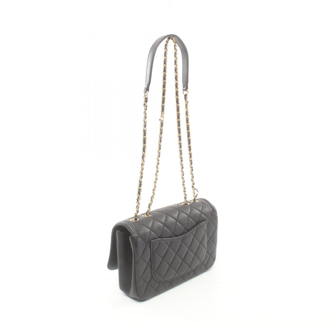 Chanel Caviar CC Filigree Shoulder Bag A93340