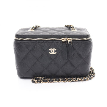 Chanel Caviar Skin Small Vanity Shoulder Bag