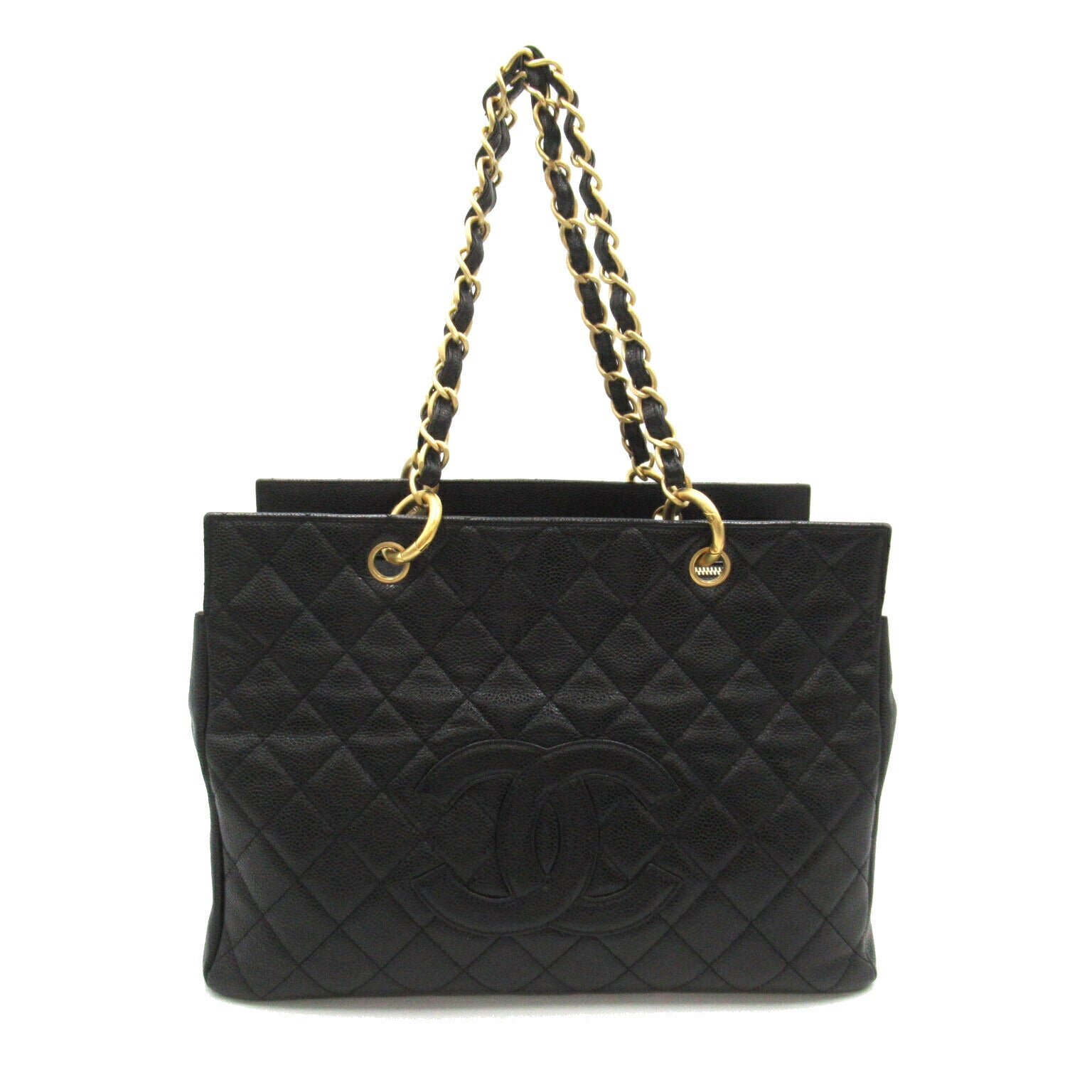 Chanel Caviar Skin Matelasse Chain Tote Bag