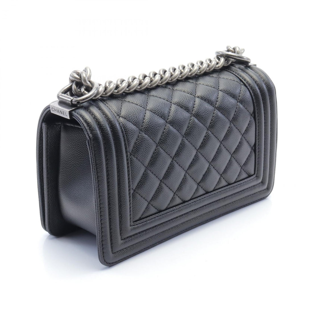 Chanel Boy Small Matelasse Shoulder Bag Black