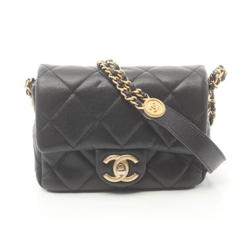 Chanel Caviar Mini Flap Shoulder Bag AS3368