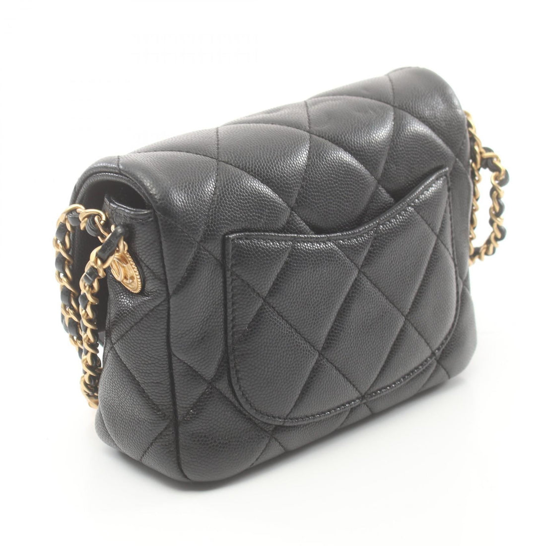 Chanel Caviar Mini Flap Shoulder Bag AS3368